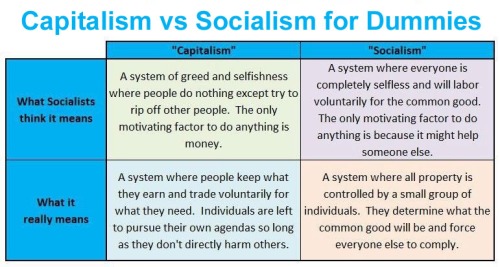 Capitalism vs Socialism for Dummies