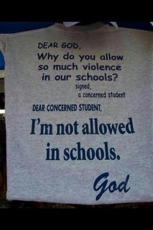 Dear God tshirt