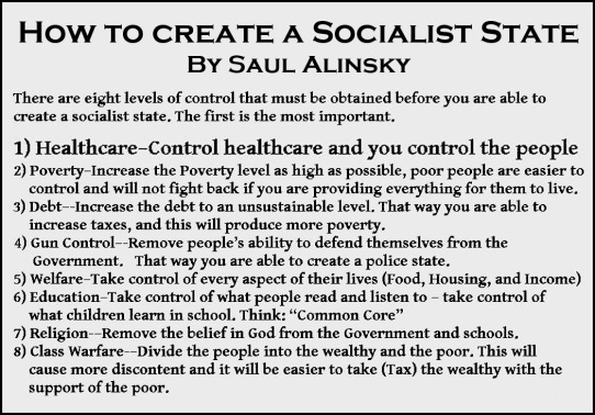 What are some rules included in Saul Alinsky's 