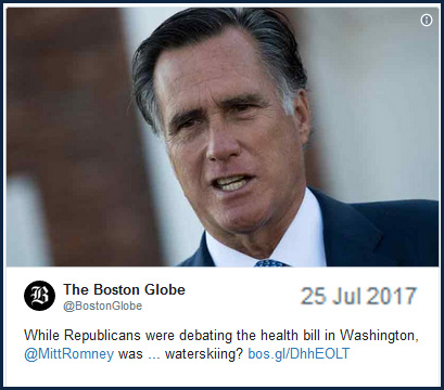 2017_07 25 Boston Globe Romney waterski