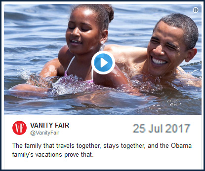 2017_07 25 Vanity Fair praises Obama vacays